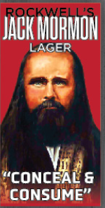 Wing Nutz Wing Job Rockwell's Jack Mormon Lager beer